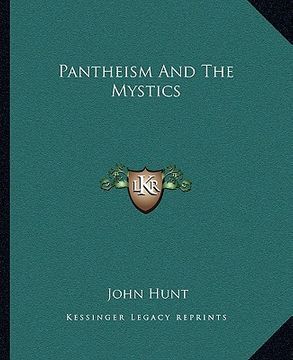 portada pantheism and the mystics (en Inglés)