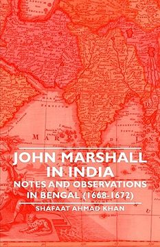 portada john marshall in india - notes and observations in bengal (1668-1672) (en Inglés)
