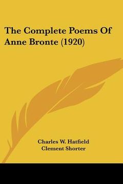 portada the complete poems of anne bronte (1920) (in English)