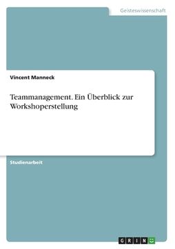 portada Teammanagement. Ein Überblick zur Workshoperstellung (in German)