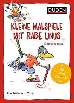 portada Duden Minis (Band 40) - Kleine Malspiele mit Rabe Linus / ve3 (en Alemán)