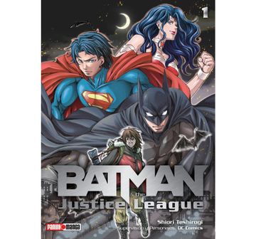 portada BATMAN & THE JUSTICE LEAGUE MANGA VOL.01 - TPB Pasta Blanda en Español