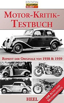 portada Das große Motor-Kritik-Testbuch: Reprint der Originale von 1938 und 1939 - 108 Auto- und Motorradtests