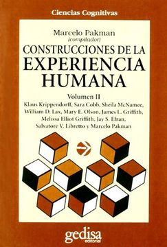 portada Construcciones de la Experiencia Humana Volumen ii