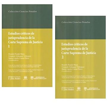 portada ESTUDIOS CRITICOS DE JURISPRUDENCIA DE LA CORTE SUPREMA DE JUSTICIA / DOS TOMOS (INCLUYE CD)