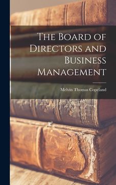 portada The Board of Directors and Business Management (in English)