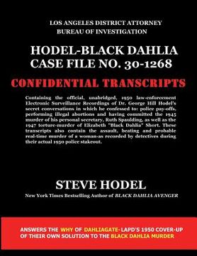 portada Hodel-Black Dahlia Case File No. 30-1268 (en Inglés)