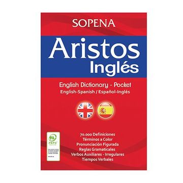 portada Diccionario Aristos ingles pocket inglés español / español inglés (en Bilingüe)