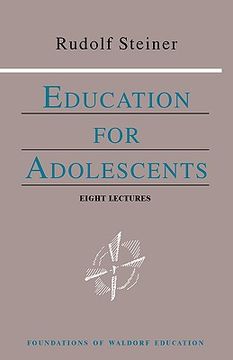 portada Education for Adolescents (Foundations of Waldorf Education) (en Inglés)