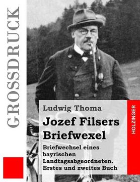 portada Jozef Filsers Briefwexel (Großdruck) (en Alemán)