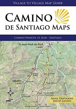 portada Camino de Santiago Maps: Camino Frances: St Jean - Santiago: 0 (en Inglés)