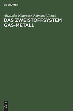 portada Das Zweistoffsystem Gas-Metall (in German)