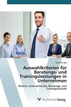 portada Auswahlkriterien für Beratungs- und Trainingsleistungen in Unternehmen
