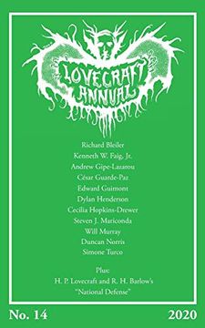 portada Lovecraft Annual no. 14 (2020) 