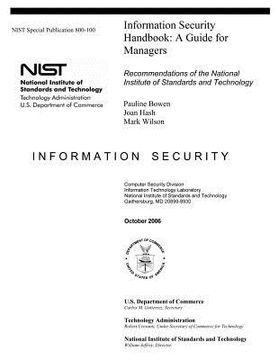 portada Information Security Handbook: A Guide for Managers - Recommendations of the National Institute of Standards and Technology: Information Security (in English)