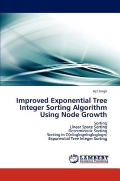 portada improved exponential tree integer sorting algorithm using node growth (en Inglés)