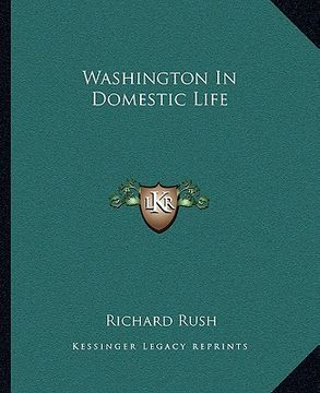 portada washington in domestic life (en Inglés)