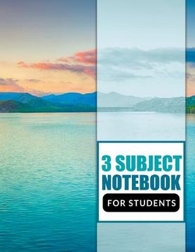 portada 3 Subject Notebook For Students (en Inglés)