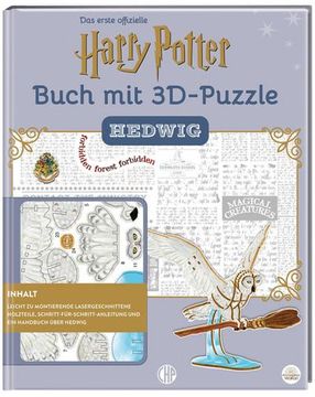 portada Harry Potter - Hedwig - das Offizielle Buch mit 3D-Puzzle Fan-Art (en Alemán)