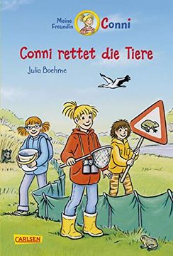 portada Conni-Erzählbände 17: Conni Rettet die Tiere (Farbig Illustriert) (en Alemán)