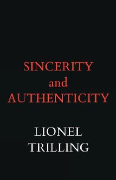 portada Sincerity and Authenticity (en Inglés)