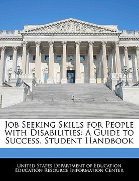 portada job seeking skills for people with disabilities: a guide to success. student handbook (in English)
