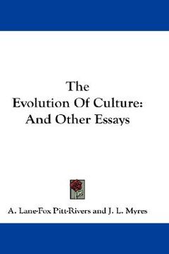 portada the evolution of culture: and other essays (en Inglés)