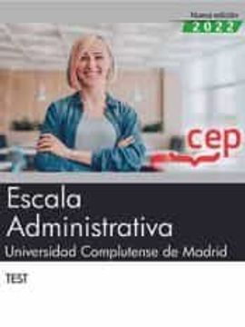 portada Escala Administrativa. Universidad Complutense de Madrid. Test