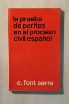 portada La Prueba de Peritos en el Proceso Civil Español