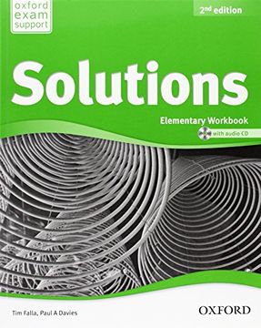 portada Solutions 2nd Edition Elementary. Workbook cd Pack