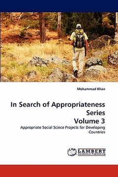 portada in search of appropriateness series volume 3 (en Inglés)