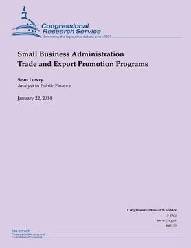 portada Small Business Administration Trade and Export Promotion Programs (in English)