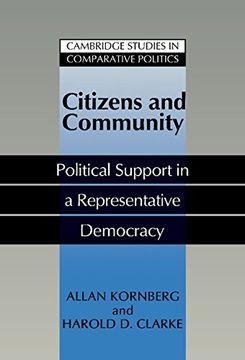portada Citizens and Community: Political Support in a Representative Democracy (Cambridge Studies in Comparative Politics) (in English)