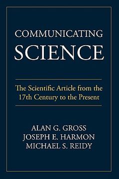 portada communicating science: the scientific article from the 17th century to the present (en Inglés)