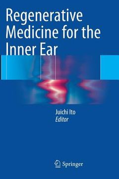 portada Regenerative Medicine for the Inner Ear (en Inglés)