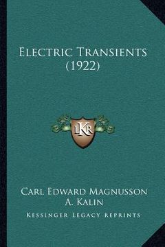portada electric transients (1922) (in English)