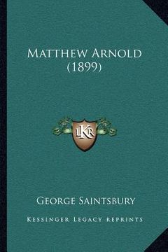 portada matthew arnold (1899) (en Inglés)