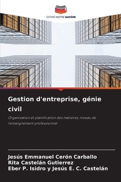 portada Gestion d'entreprise, génie civil (en Francés)