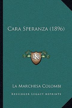 portada Cara Speranza (1896) (en Italiano)