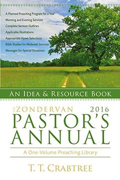portada The Zondervan 2016 Pastor's Annual: An Idea and Resource Book (Zondervan Pastor's Annual) (in English)