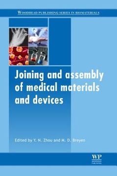 portada joining and assembly of medical materials and devices (en Inglés)