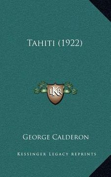 portada tahiti (1922) (en Inglés)