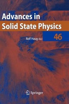 portada advances in solid state physics 46 (in English)