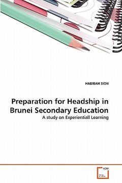 portada preparation for headship in brunei secondary education