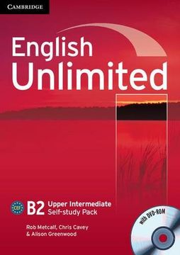 portada English Unlimited Upper Intermediate Self-Study Pack (Workbook With Dvd-Rom) (en Inglés)