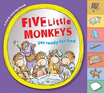 portada Five Little Monkeys get Ready for bed (a Five Little Monkeys Story) (en Inglés)