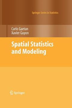 portada spatial statistics and modeling (en Inglés)
