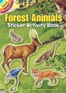 portada forest animals sticker activity book [with stickers]