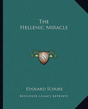 portada the hellenic miracle (en Inglés)
