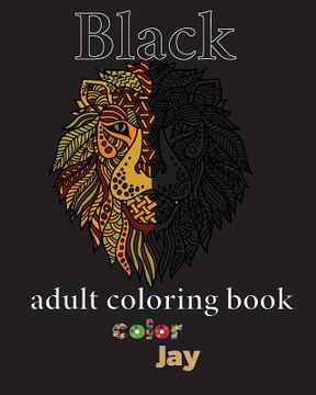 portada Black Adult Coloring Book (en Inglés)